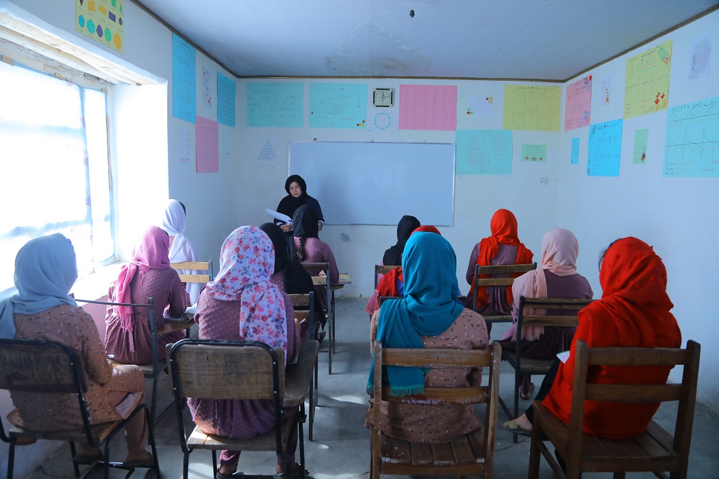 English Language Class in Jaghori Girls' Orphanage - Ghazni