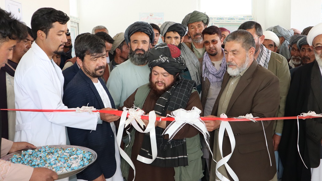 Opening cermony of Tagab Barg Clinic - Bamyan