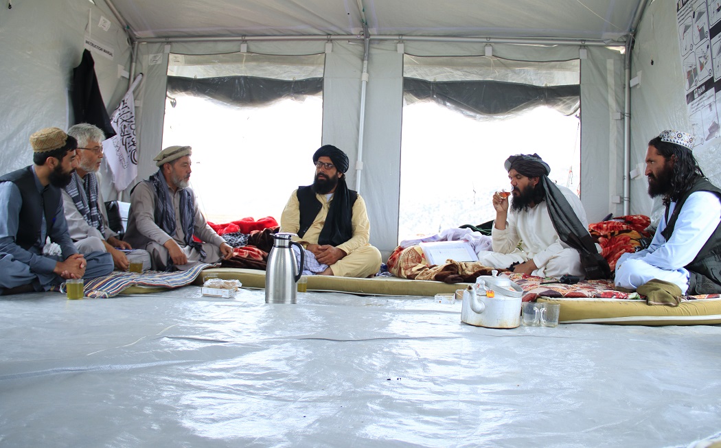 SO Staff meeting with Islamic Emirate of Afghanistan aughorities for Humanitarian Aid Project coordination - Khost